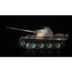 Czołg zdalnie sterowany ASG/IR/dźwięk/dym 1:16 German Panther Type G RTR 2.4Ghz - Heng Long 3879-1U (S)